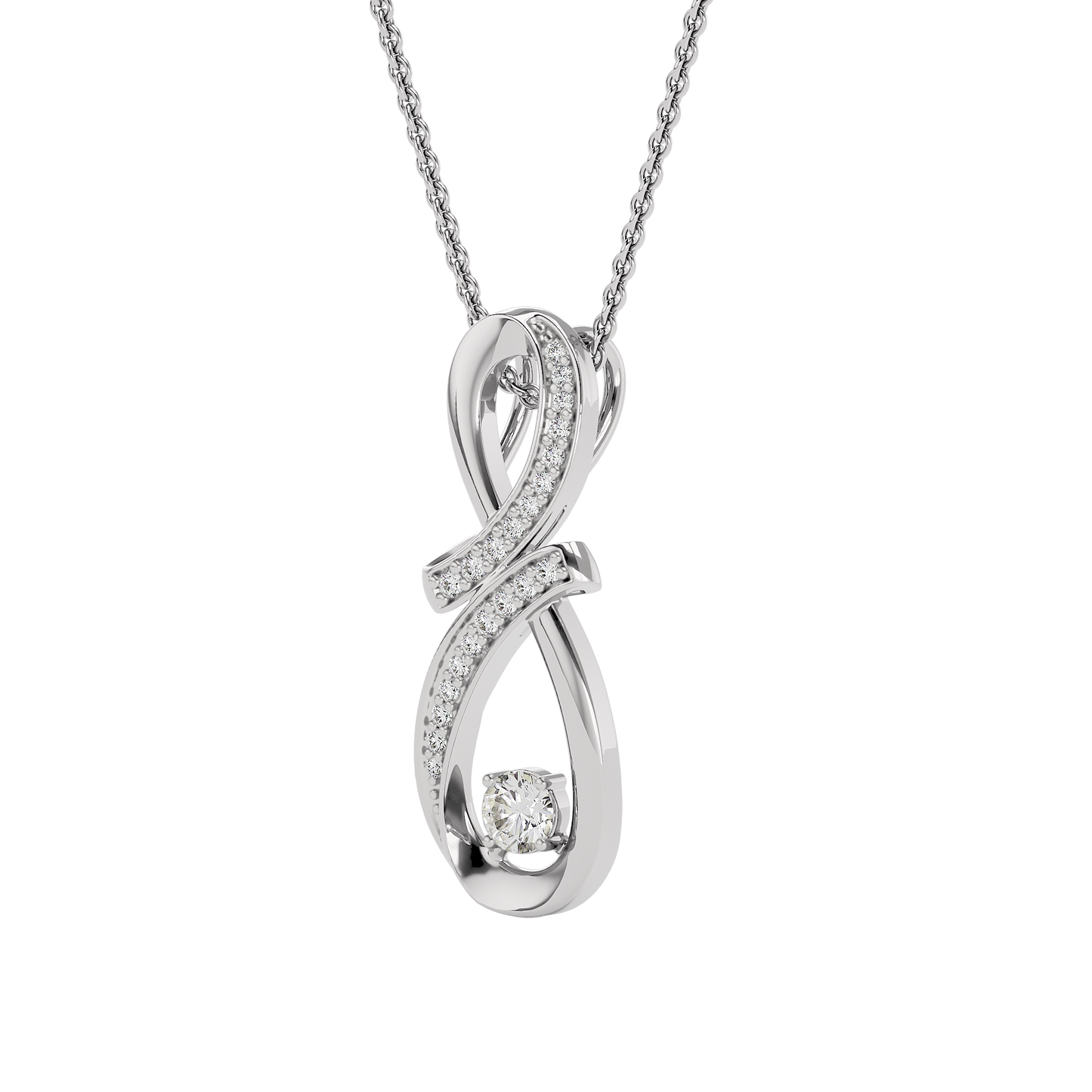 Galactic Glamour Diamond Pendant