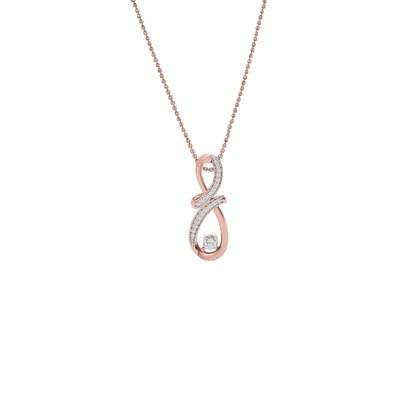 Galactic Glamour Diamond Pendant 18 KT / Rose Gold