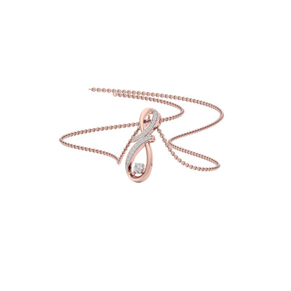 Galactic Glamour Diamond Pendant 18 KT / Rose Gold