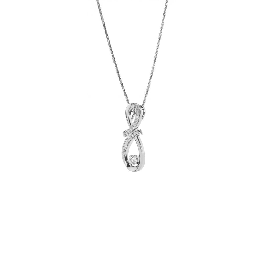 Galactic Glamour Diamond Pendant 18 KT / White Gold