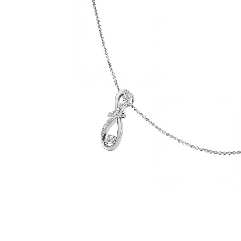 Galactic Glamour Diamond Pendant 18 KT / White Gold