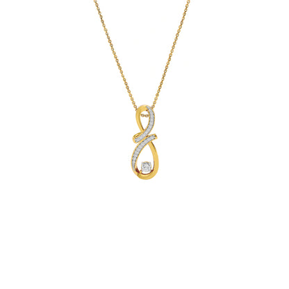 Galactic Glamour Diamond Pendant 18 KT / Yellow Gold