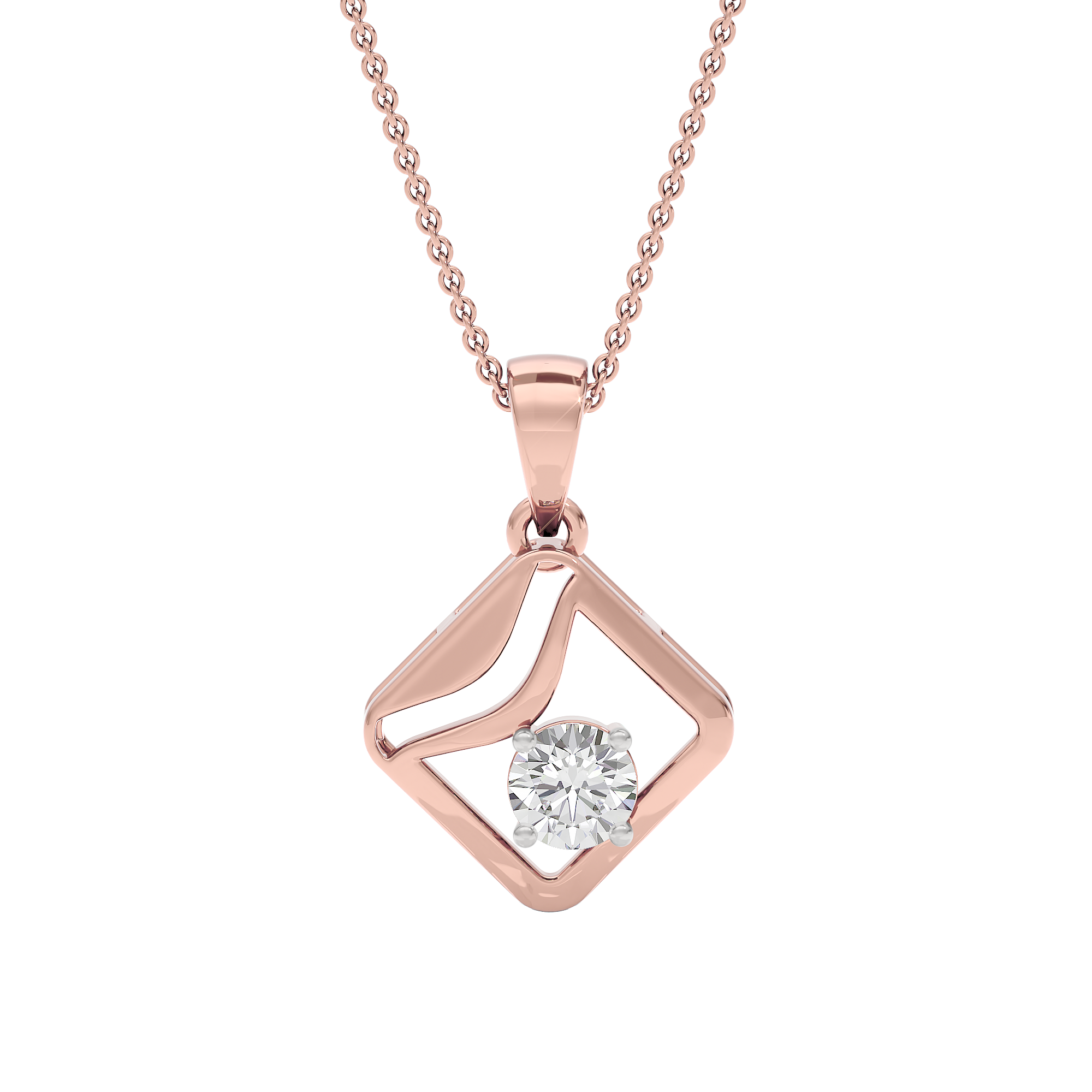 Starlight Solitaire Pendant