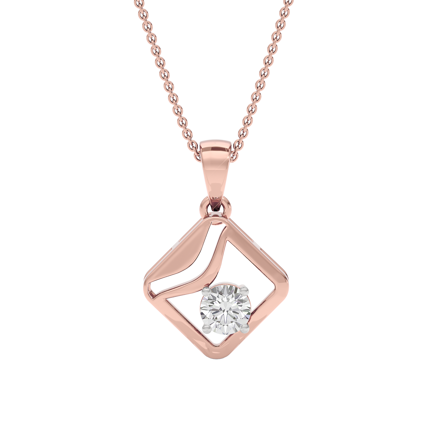 Starlight Solitaire Pendant