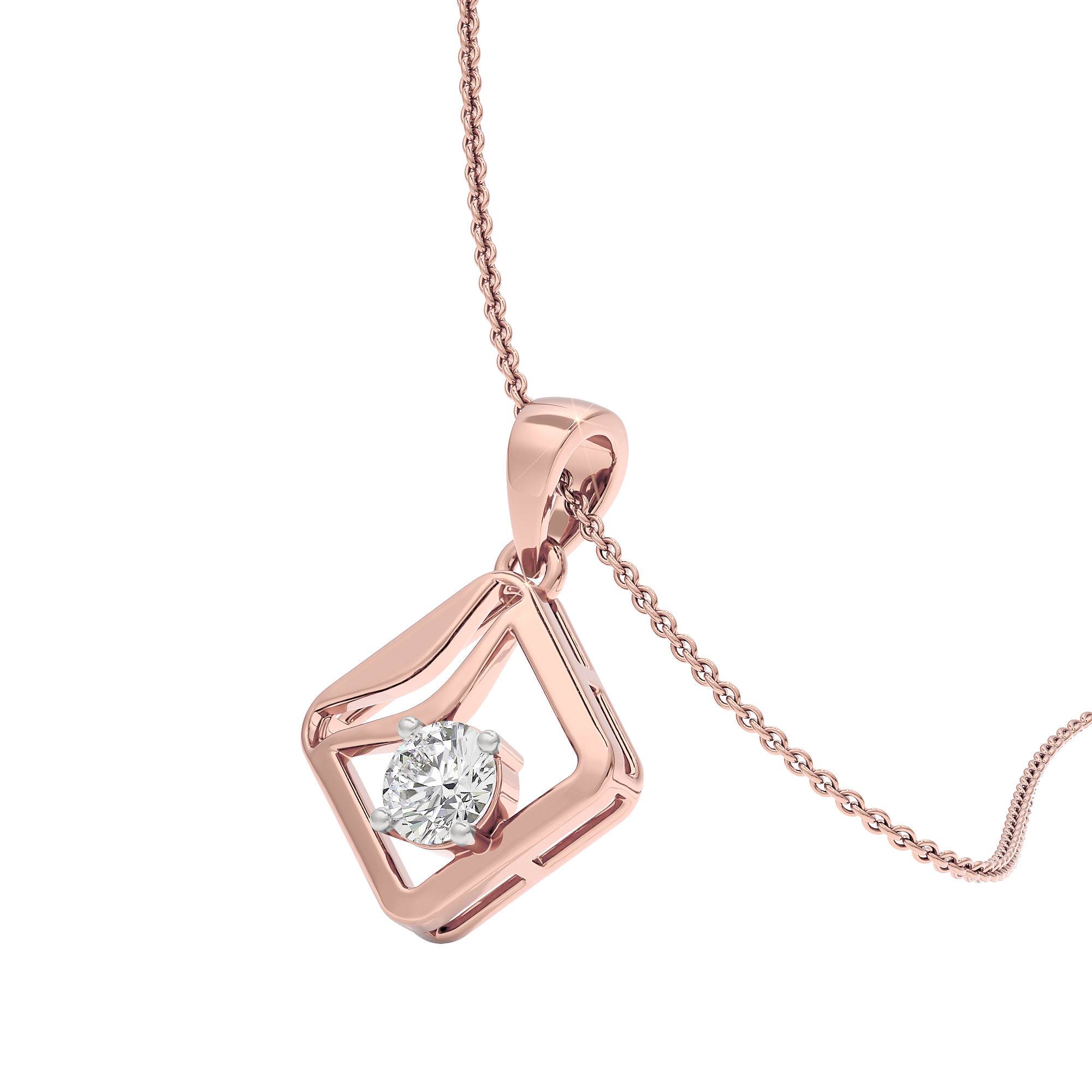 Starlight Solitaire Pendant