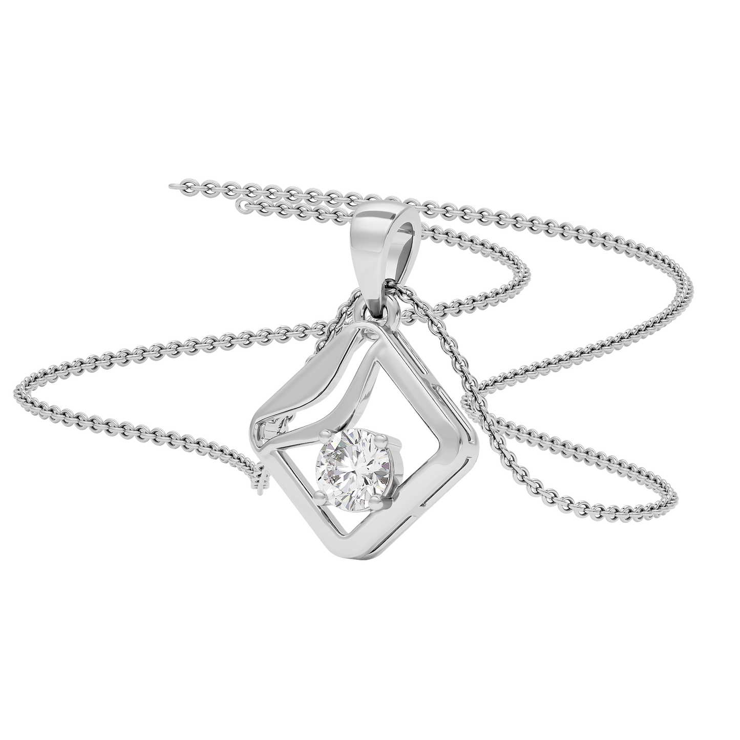 Starlight Solitaire Pendant