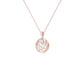 Opulent Brilliance Diamond Pendant 18 KT / Rose Gold