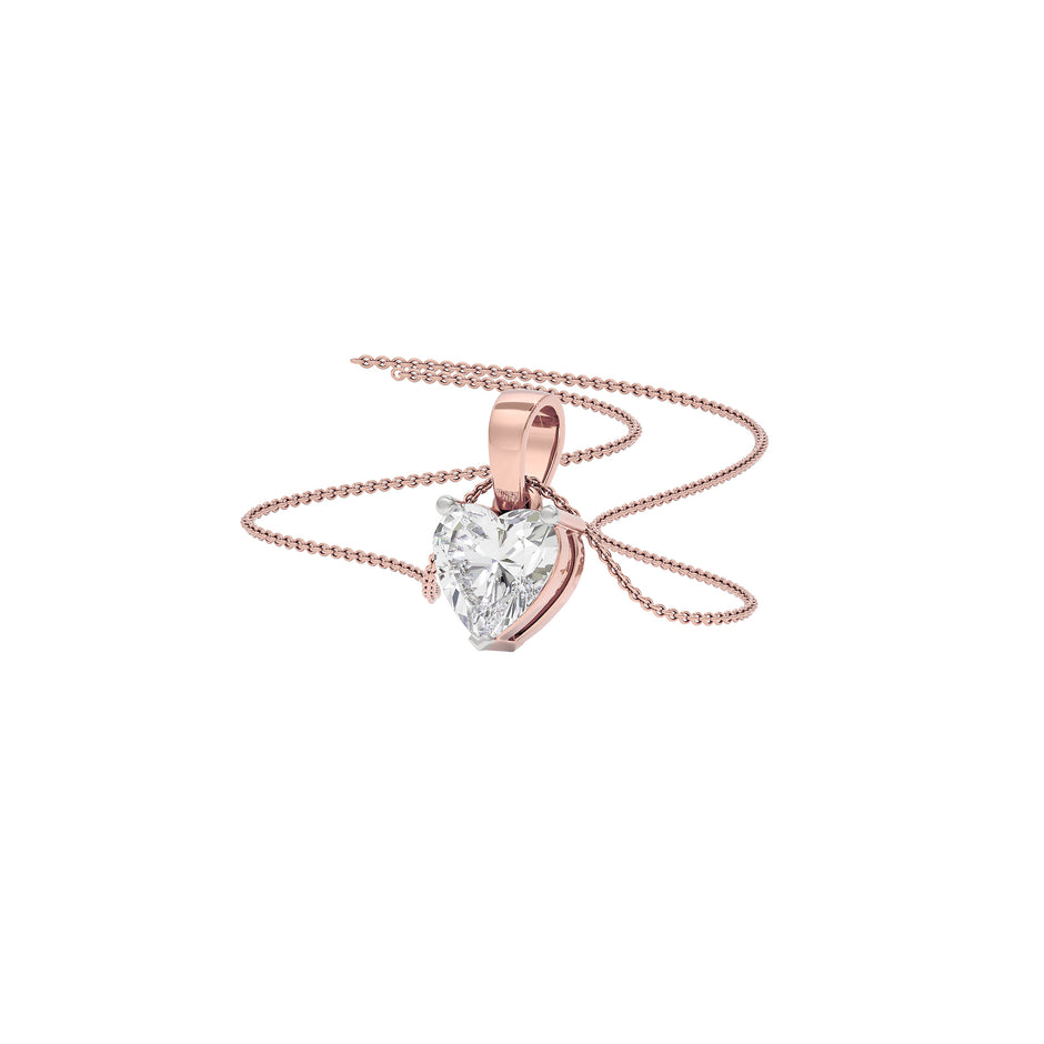 Mystique Glow Diamond Pendant 18 KT / Rose Gold
