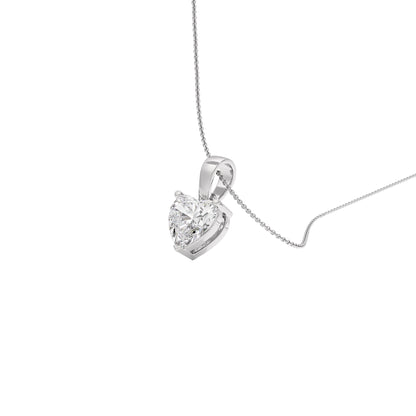 Mystique Glow Diamond Pendant 18 KT / White Gold