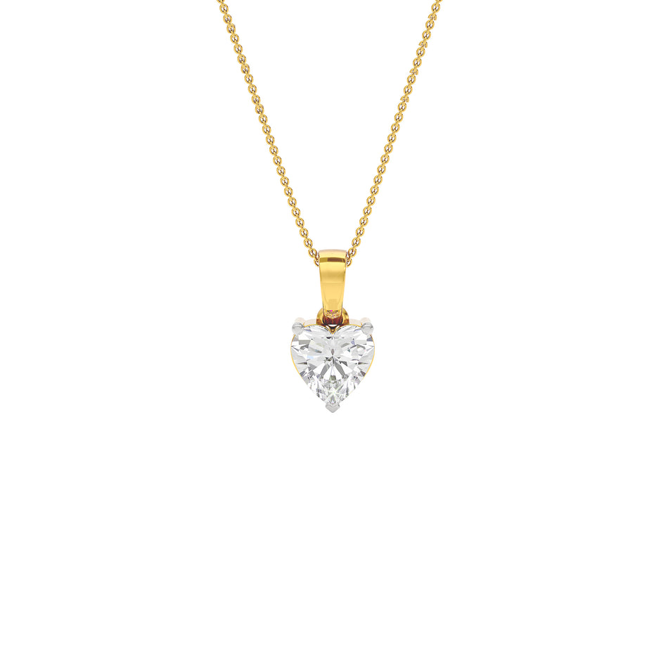Mystique Glow Diamond Pendant 18 KT / Yellow Gold