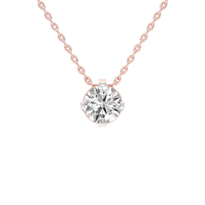 Regal Radiance Diamond Pendant 18 KT / Rose Gold