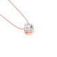 Regal Radiance Diamond Pendant 18 KT / Rose Gold