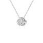 Regal Radiance Diamond Pendant 18 KT / White Gold