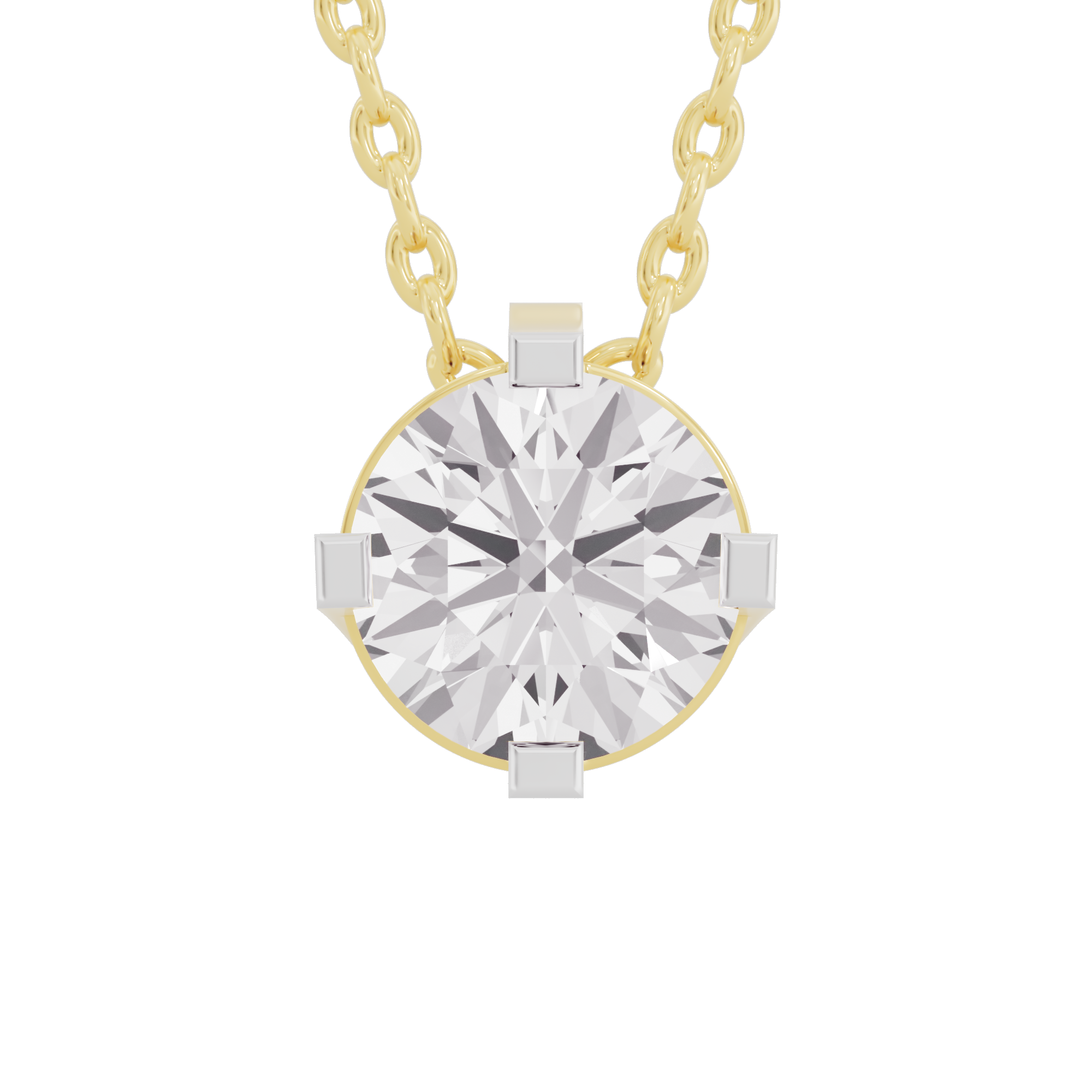 Regal Radiance Diamond Pendant