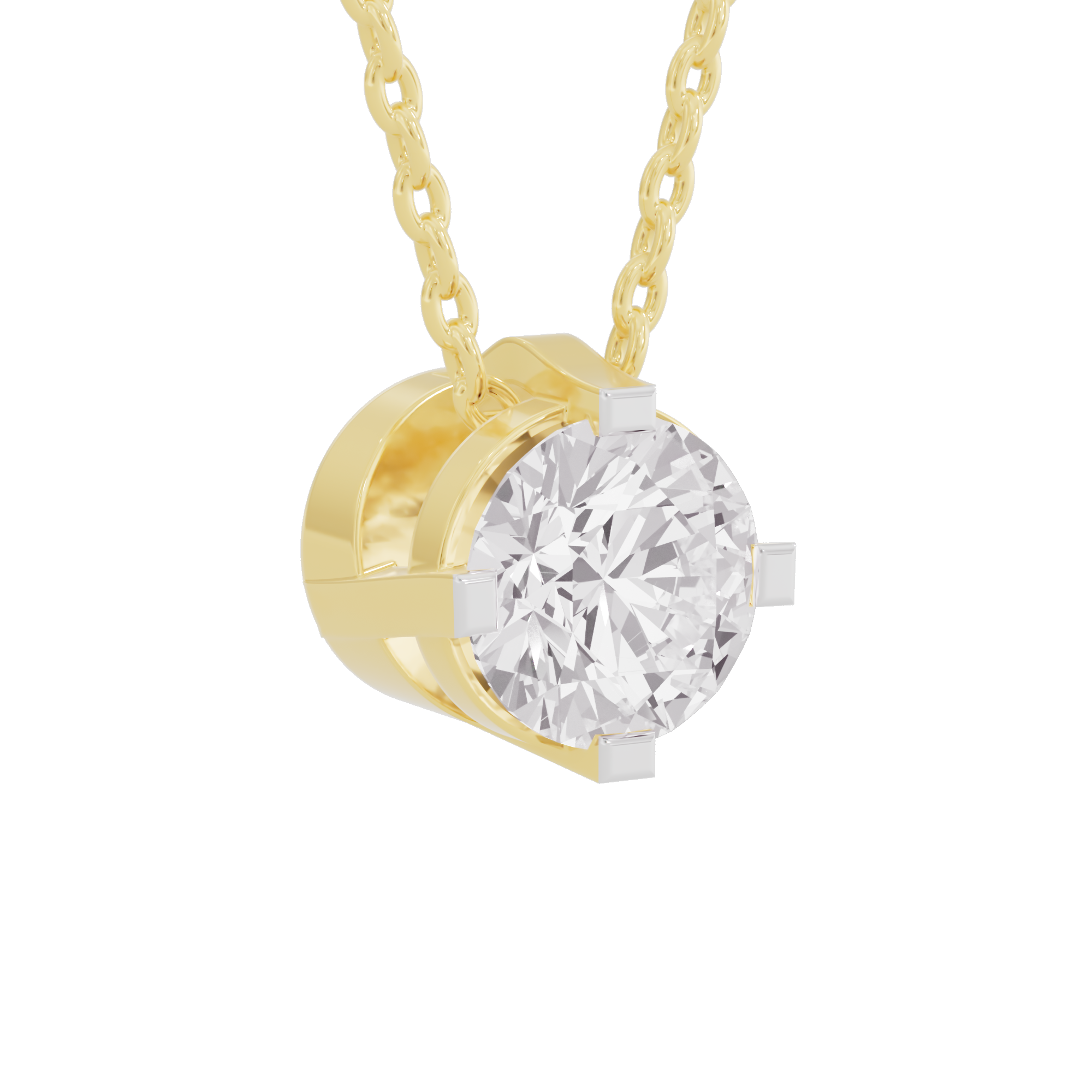 Regal Radiance Diamond Pendant