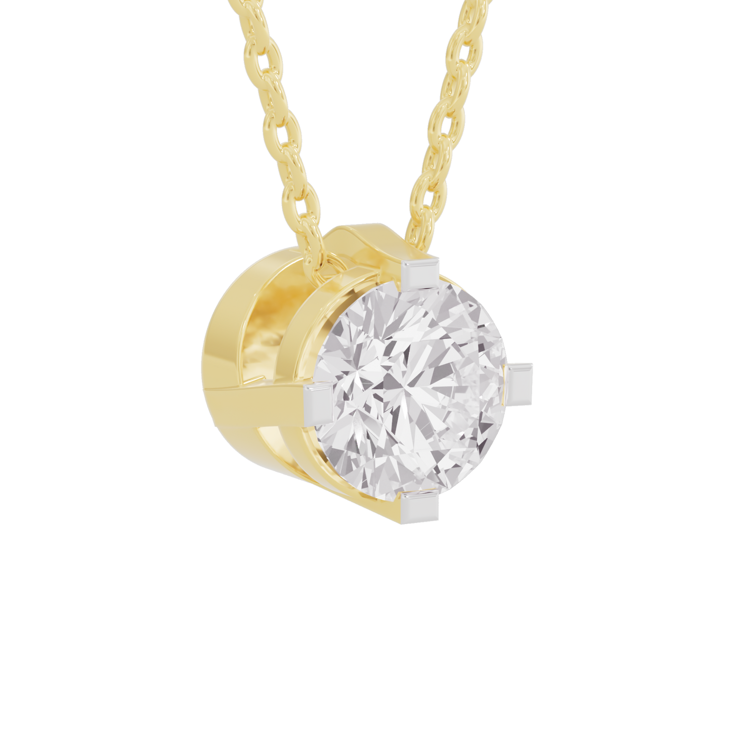 Regal Radiance Diamond Pendant