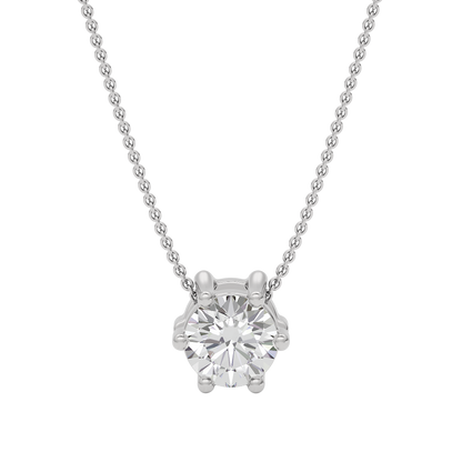 Radiant Elegance Diamond Pendant