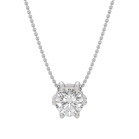 Radiant Elegance Diamond Pendant