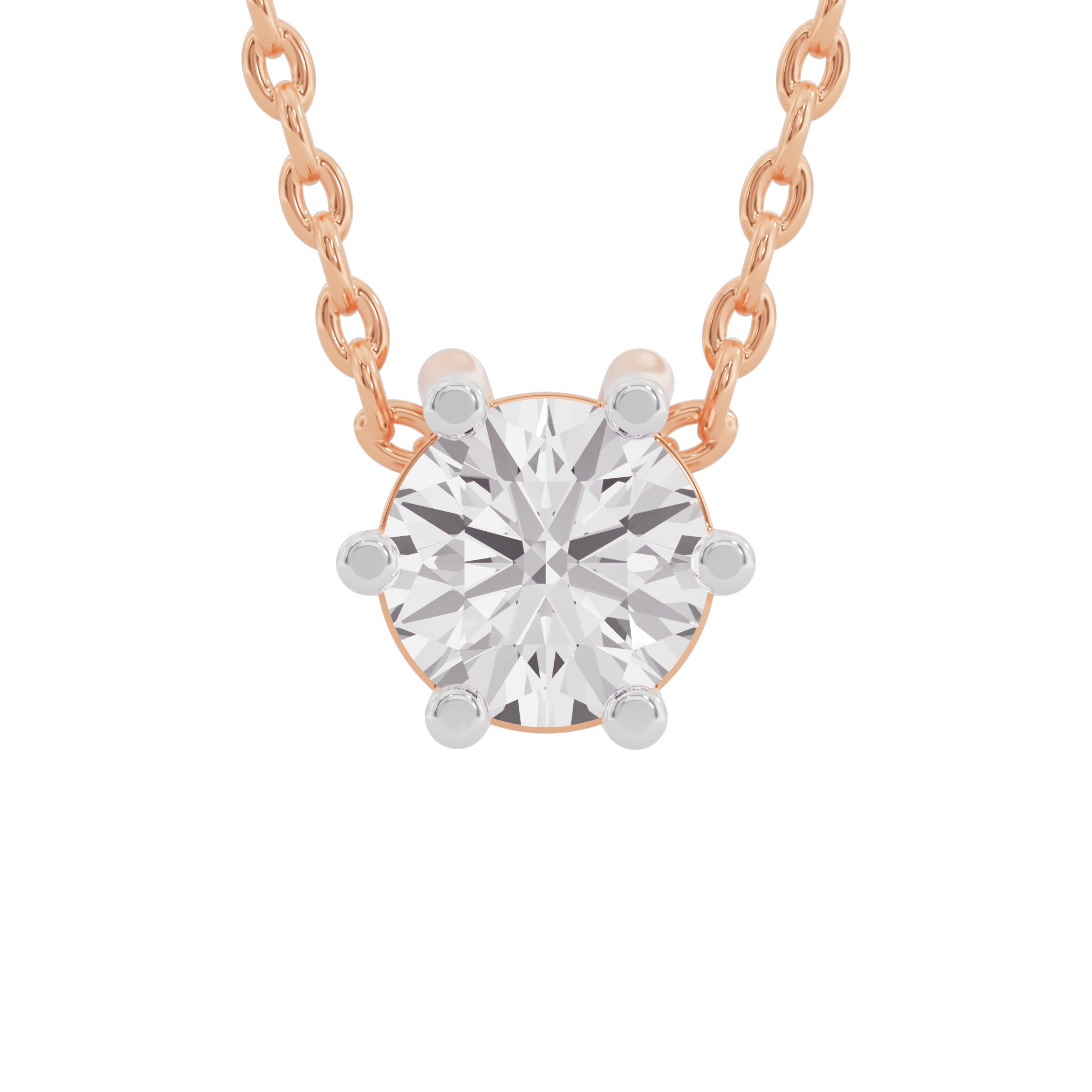 Radiant Elegance Diamond Pendant