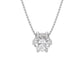 Radiant Elegance Diamond Pendant 18 KT / White Gold