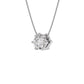 Radiant Elegance Diamond Pendant 18 KT / White Gold