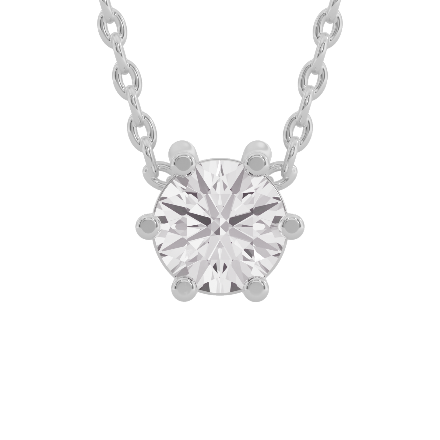 Radiant Elegance Diamond Pendant