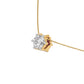 Radiant Elegance Diamond Pendant 18 KT / Yellow Gold