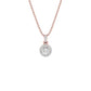 Eternal Classic Round Diamond Pendant 18 KT / Rose Gold