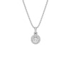 Eternal Classic Round Diamond Pendant 18 KT / White Gold