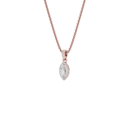 Avril Classic Marquise Diamond Pendant 18 KT / Rose Gold