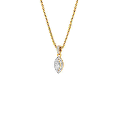 Avril Classic Marquise Diamond Pendant 18 KT / Yellow Gold