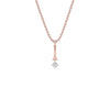 Dazzling Drop Diamond Pendant 18 KT / Rose Gold