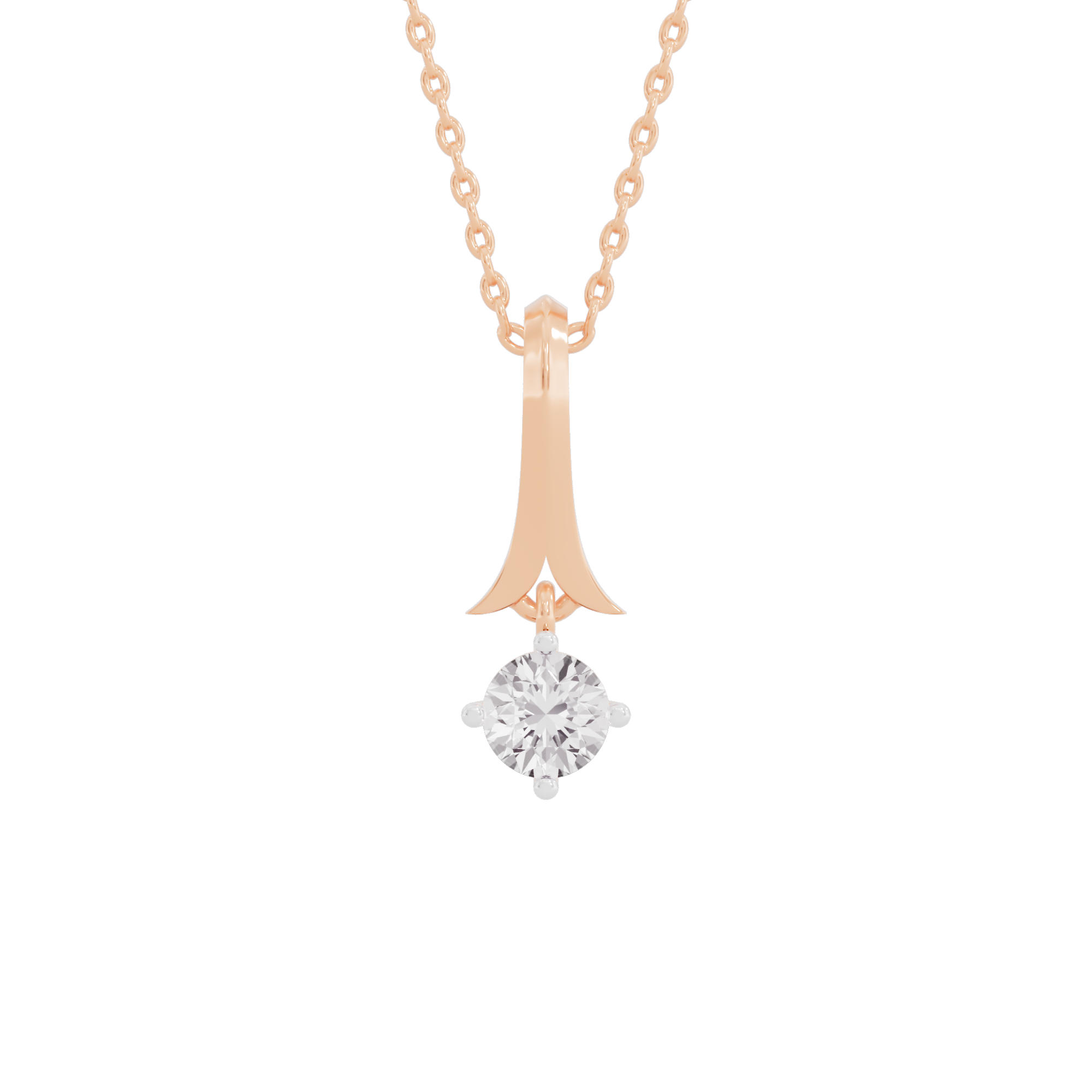 Dazzling Drop Diamond Pendant