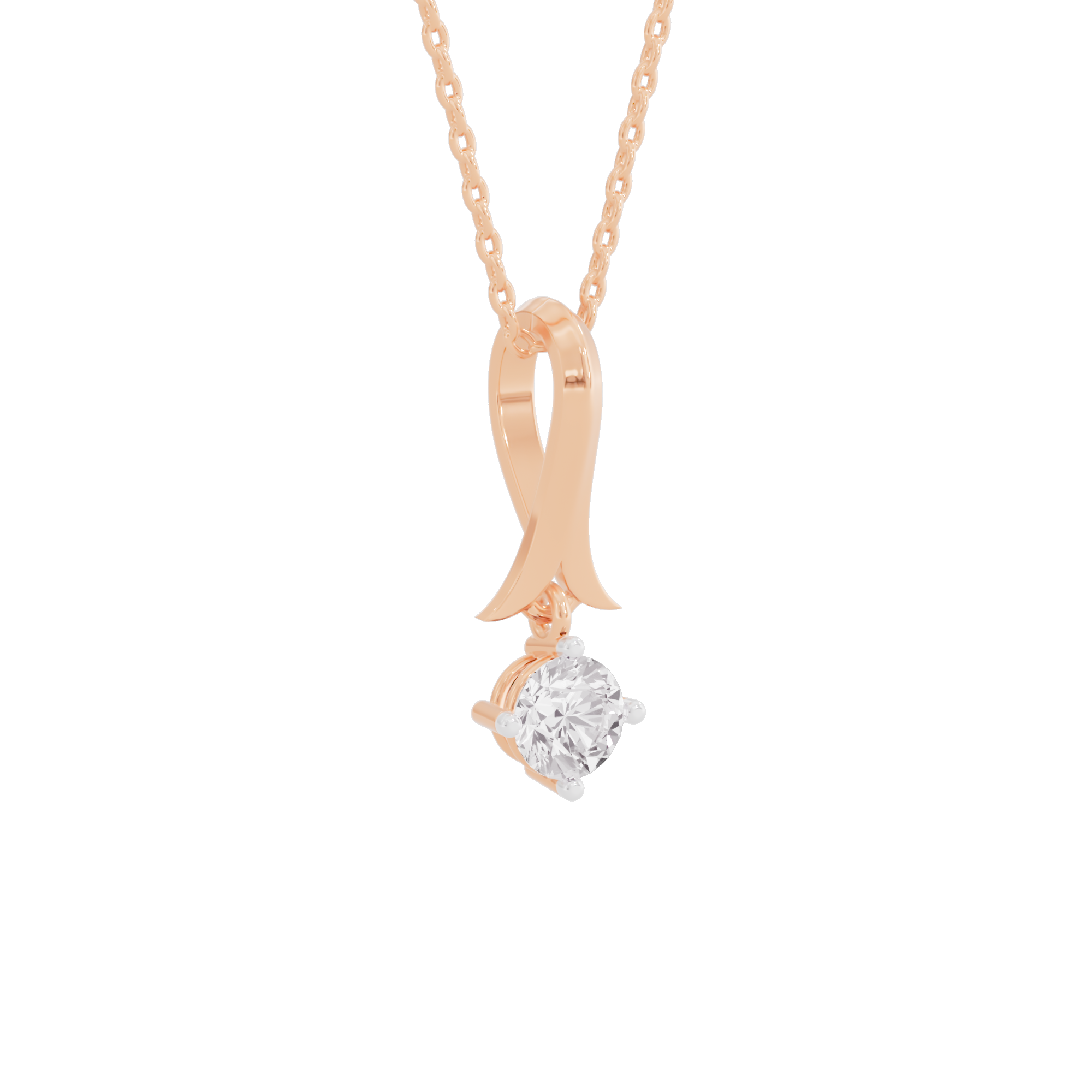 Dazzling Drop Diamond Pendant