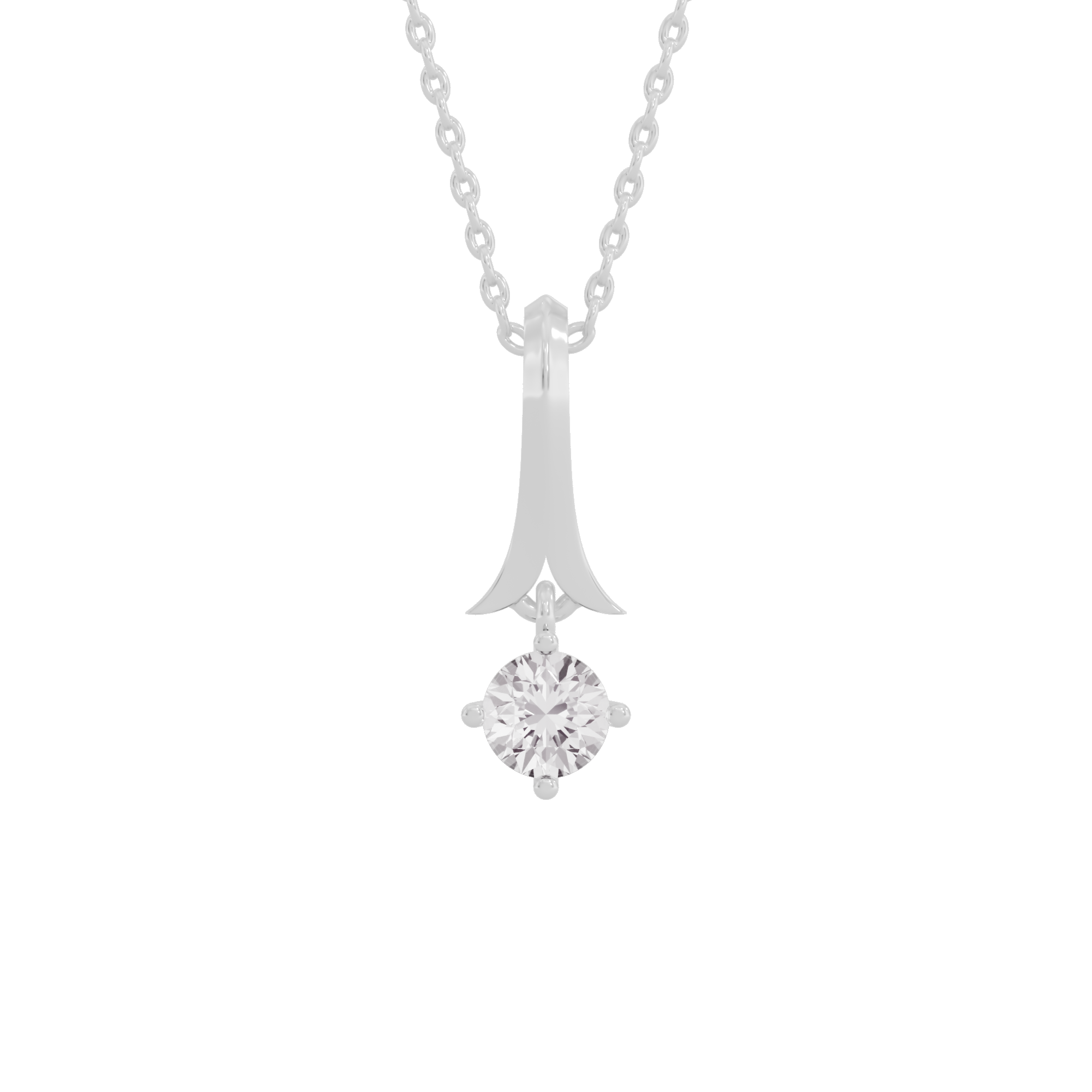 Dazzling Drop Diamond Pendant