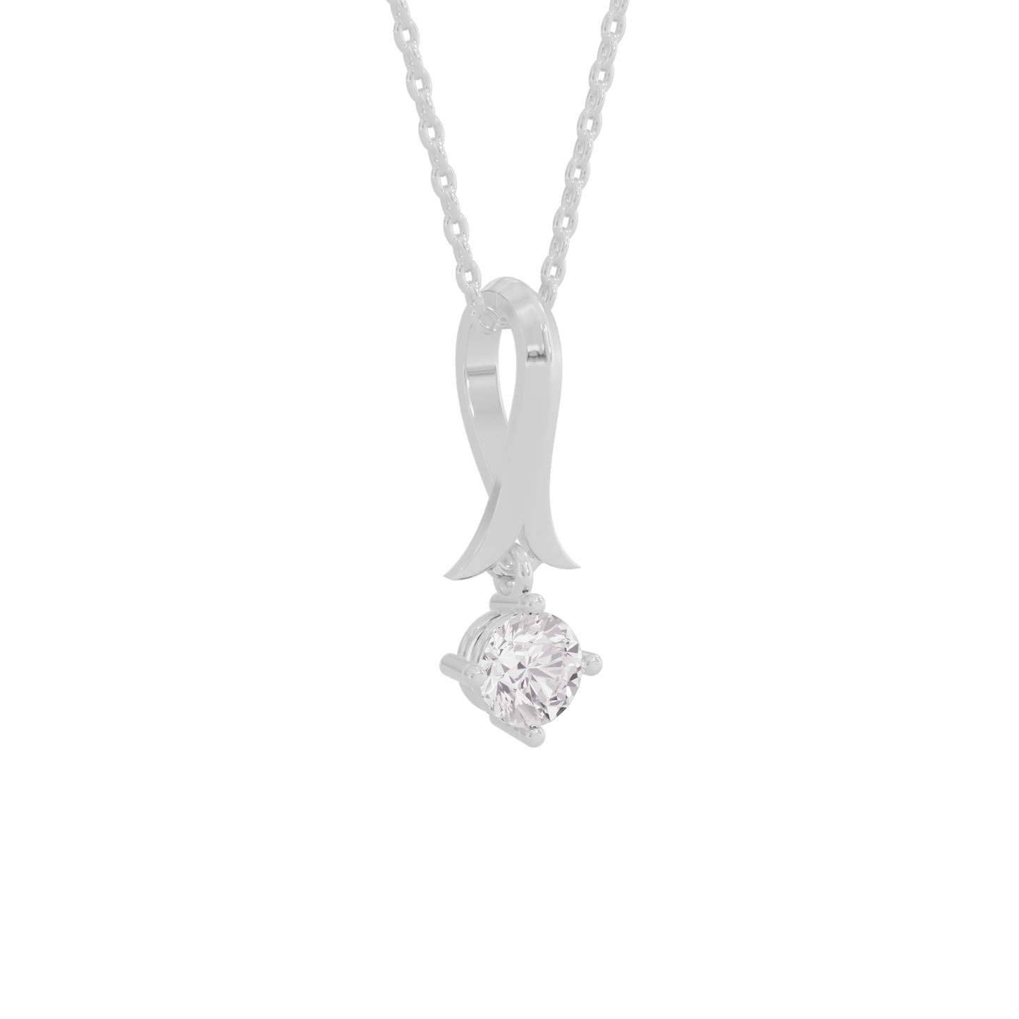 Dazzling Drop Diamond Pendant