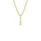 Dazzling Drop Diamond Pendant 18 KT / Yellow Gold