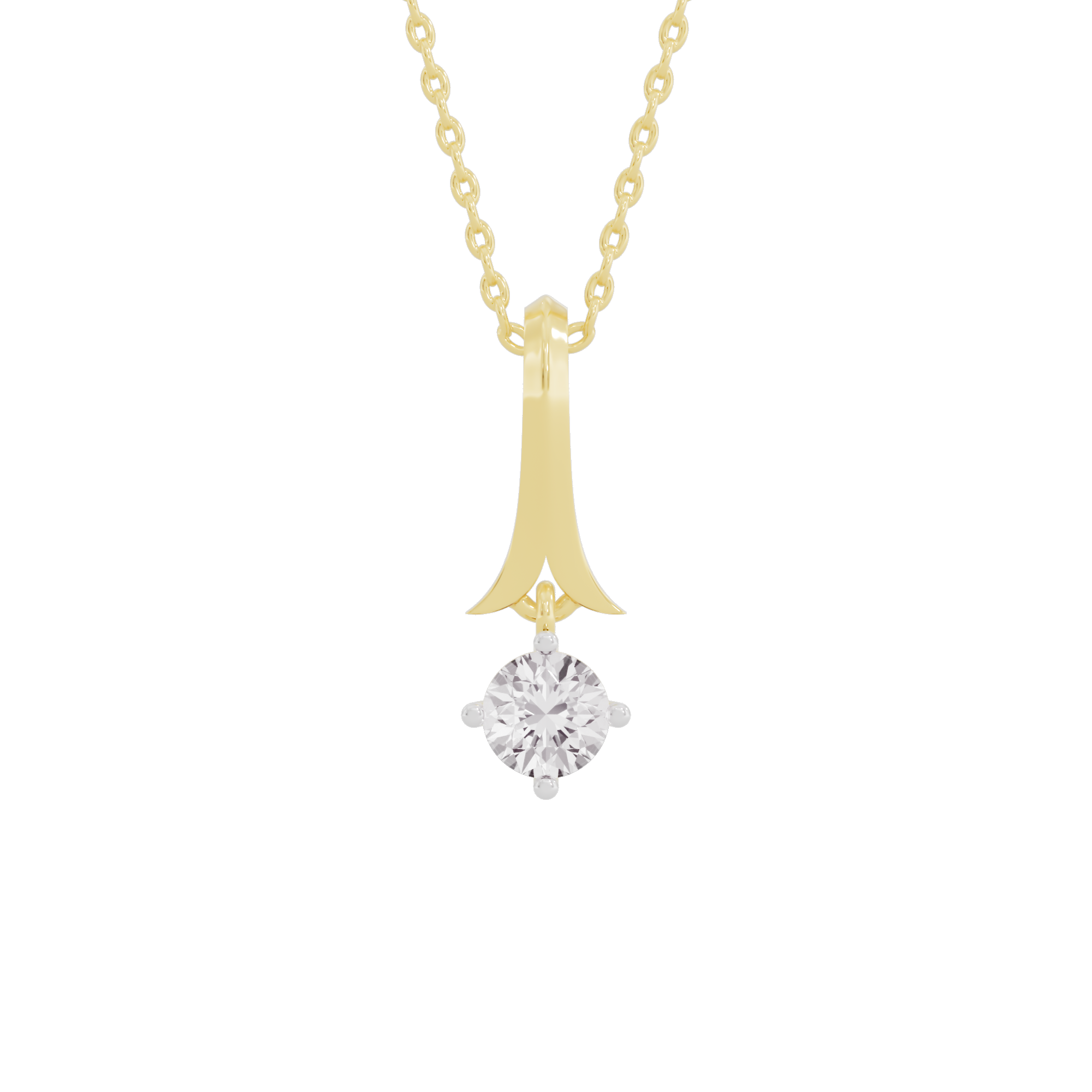 Dazzling Drop Diamond Pendant