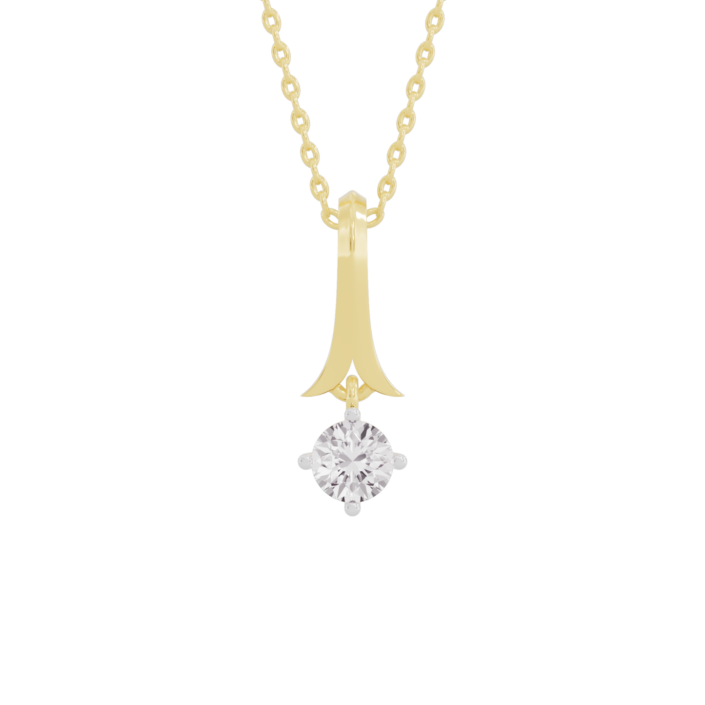 Dazzling Drop Diamond Pendant