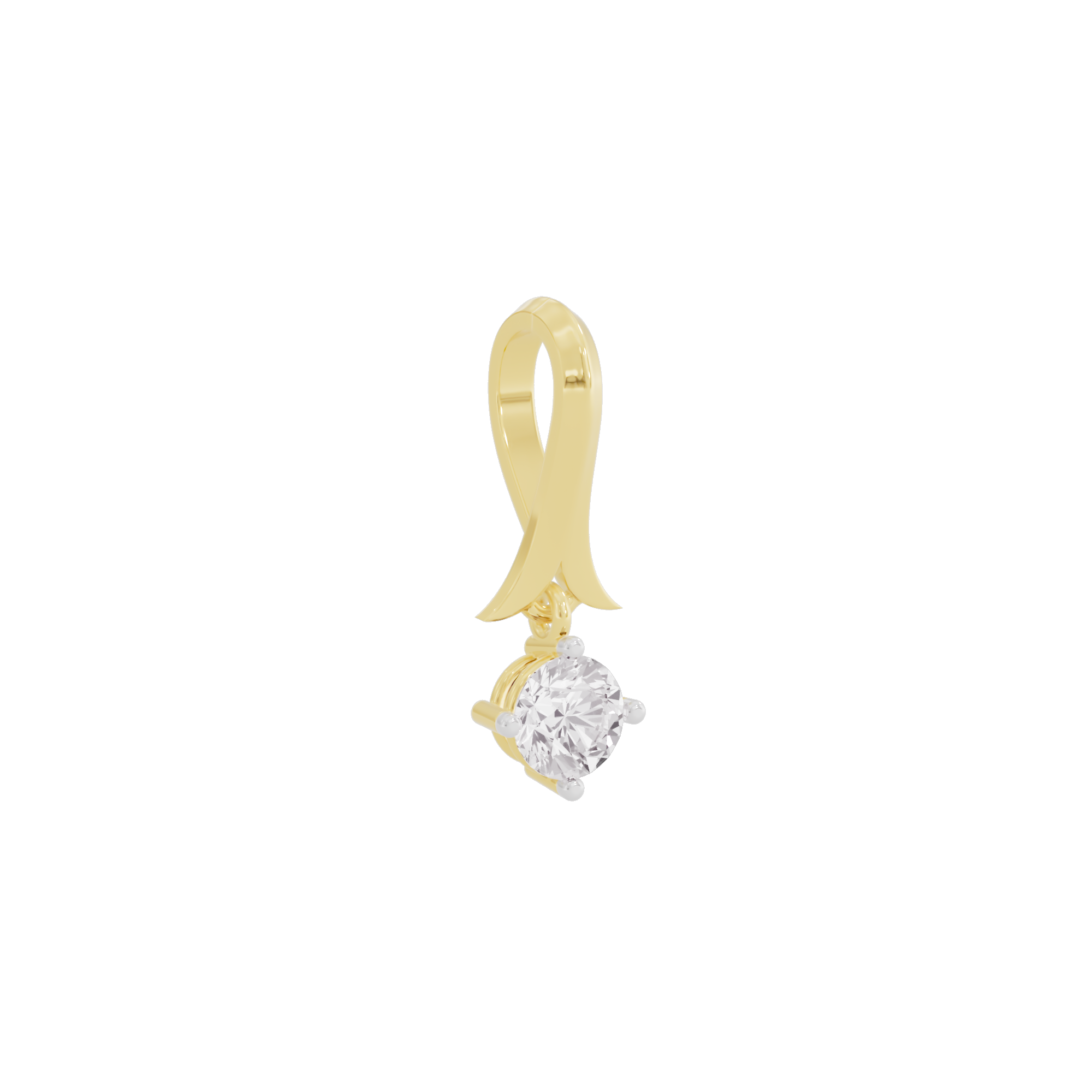 Dazzling Drop Diamond Pendant