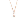 Celestial Grace Diamond Pendant 18 KT / Rose Gold