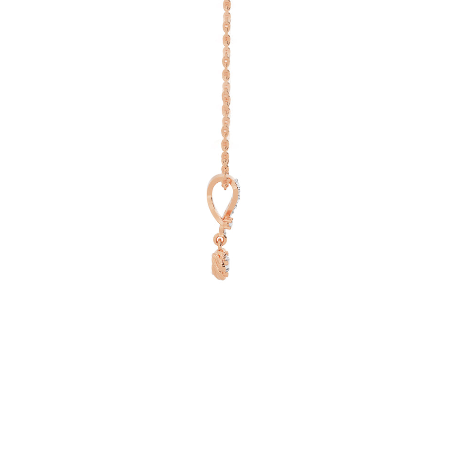 Celestial Grace Diamond Pendant 18 KT / Rose Gold