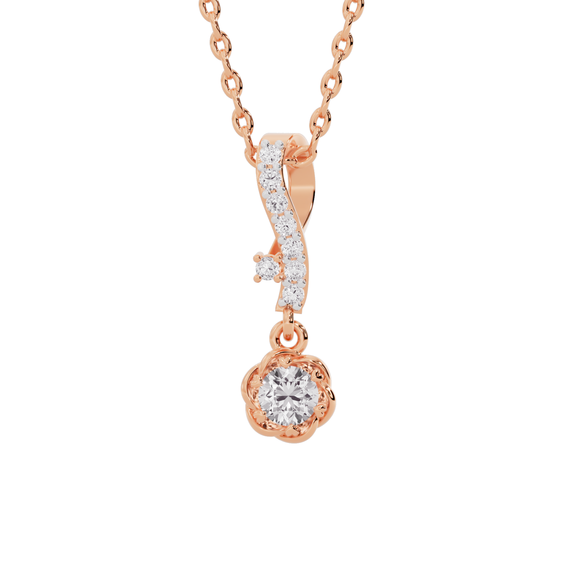 Celestial Grace Diamond Pendant