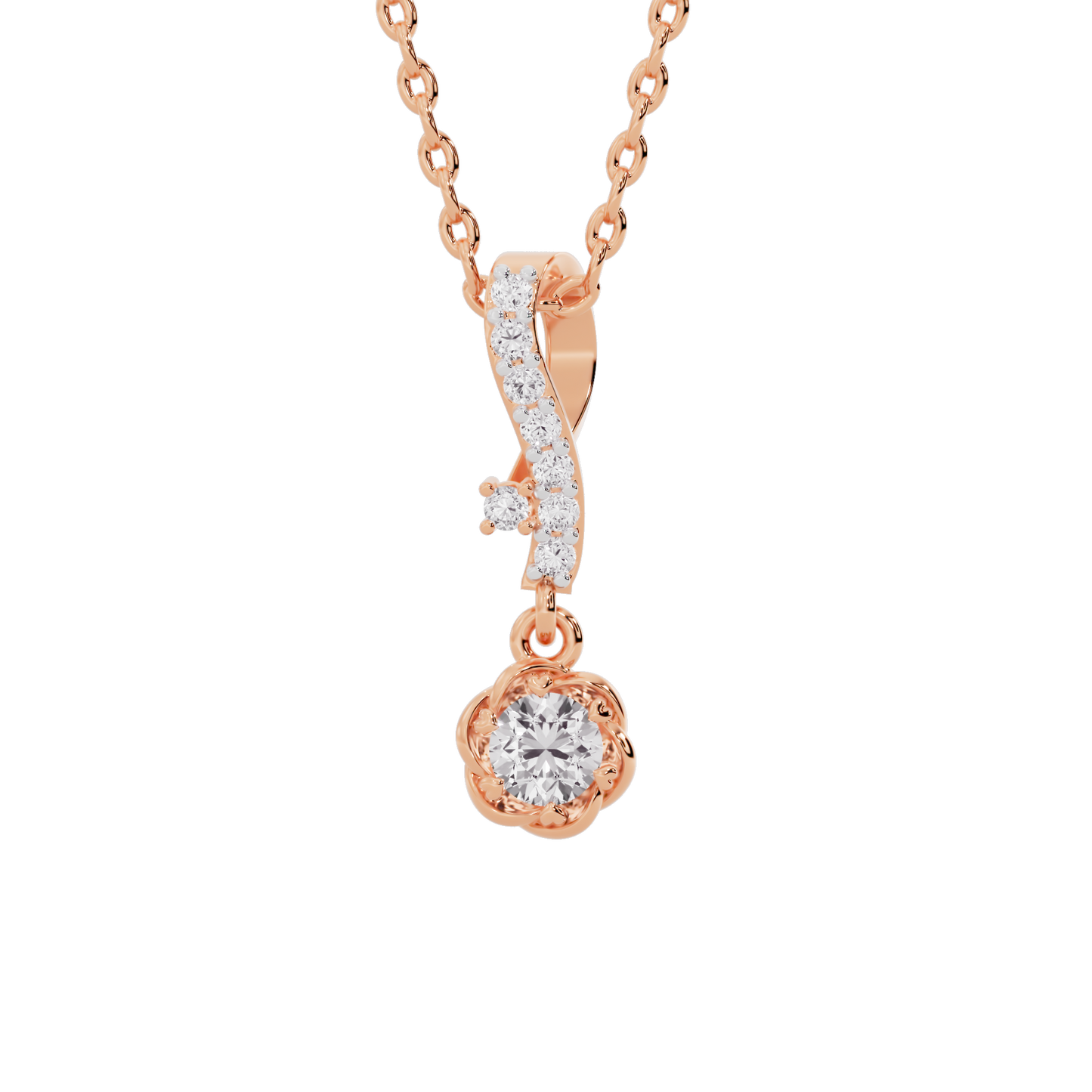 Celestial Grace Diamond Pendant