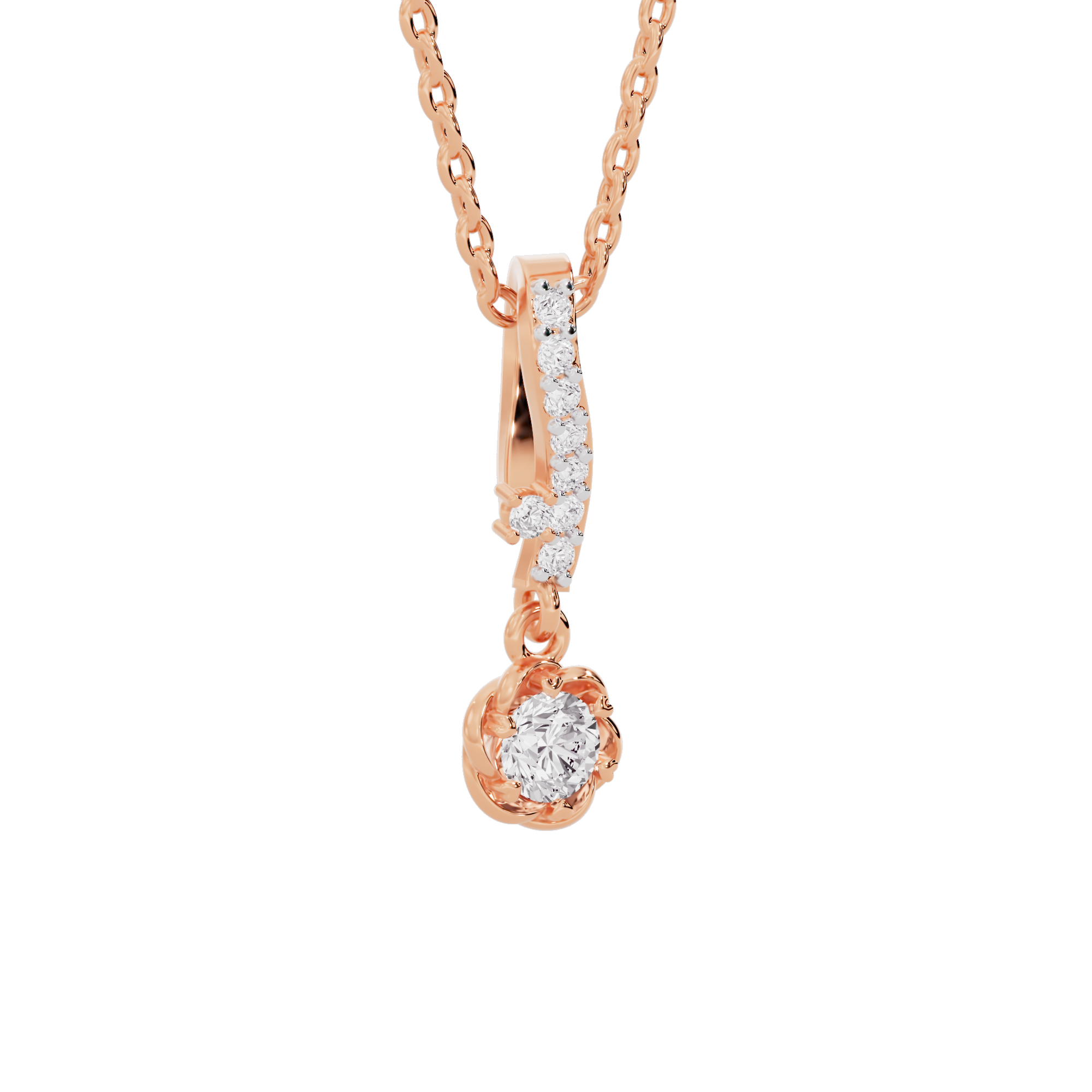 Celestial Grace Diamond Pendant