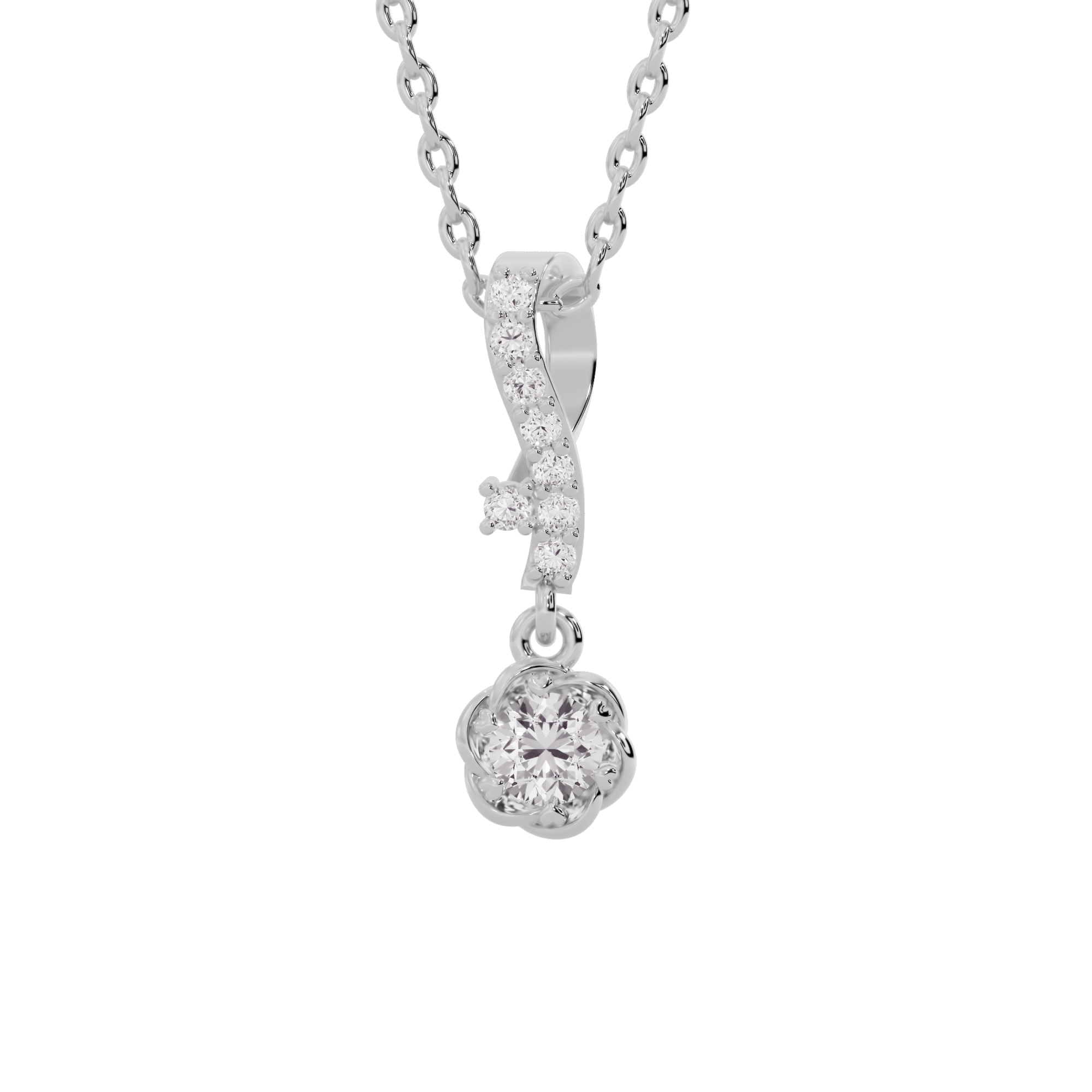 Celestial Grace Diamond Pendant