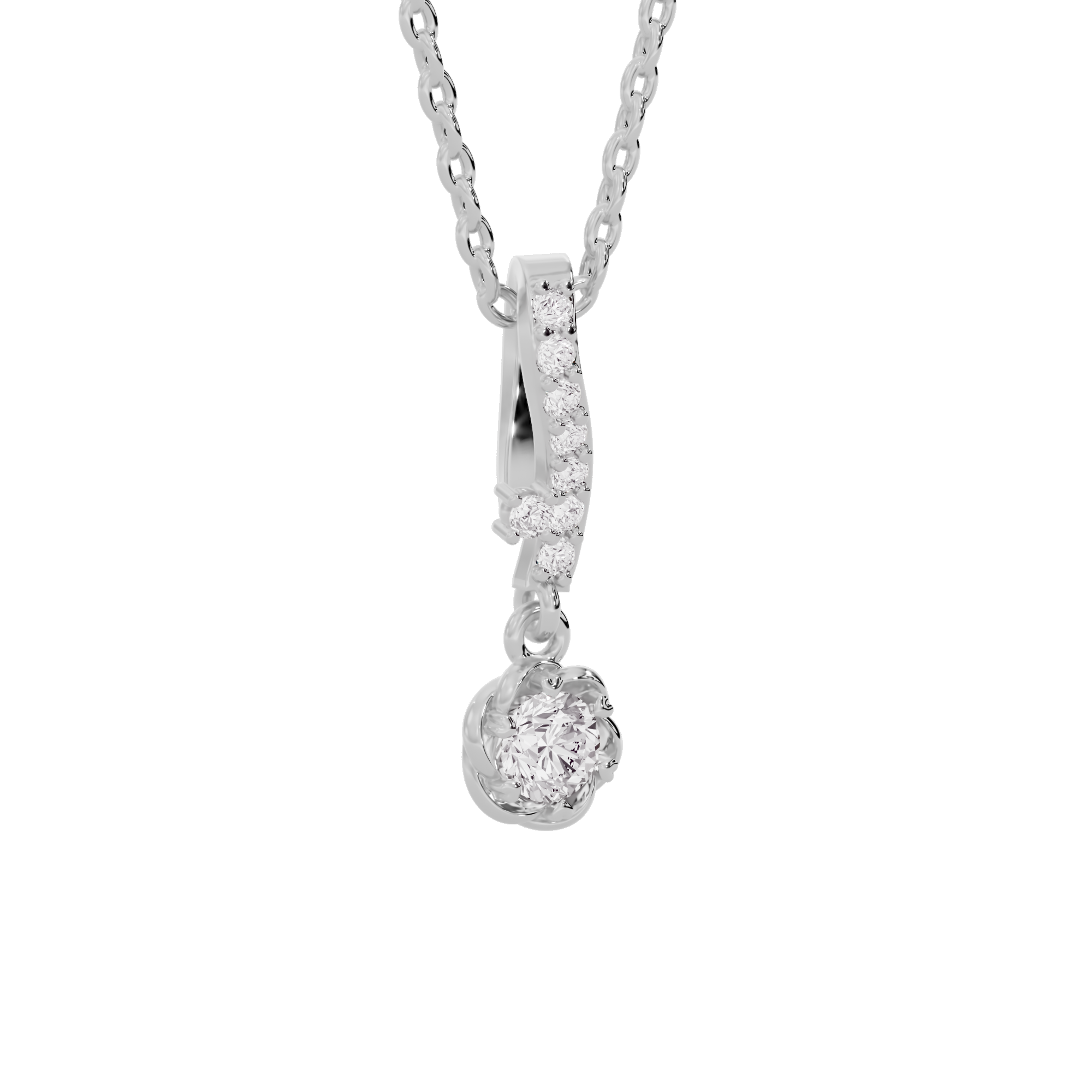 Celestial Grace Diamond Pendant