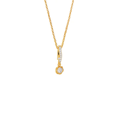 Celestial Grace Diamond Pendant 18 KT / Yellow Gold