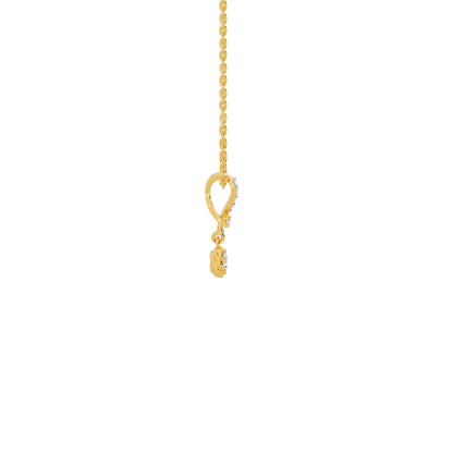 Celestial Grace Diamond Pendant 18 KT / Yellow Gold
