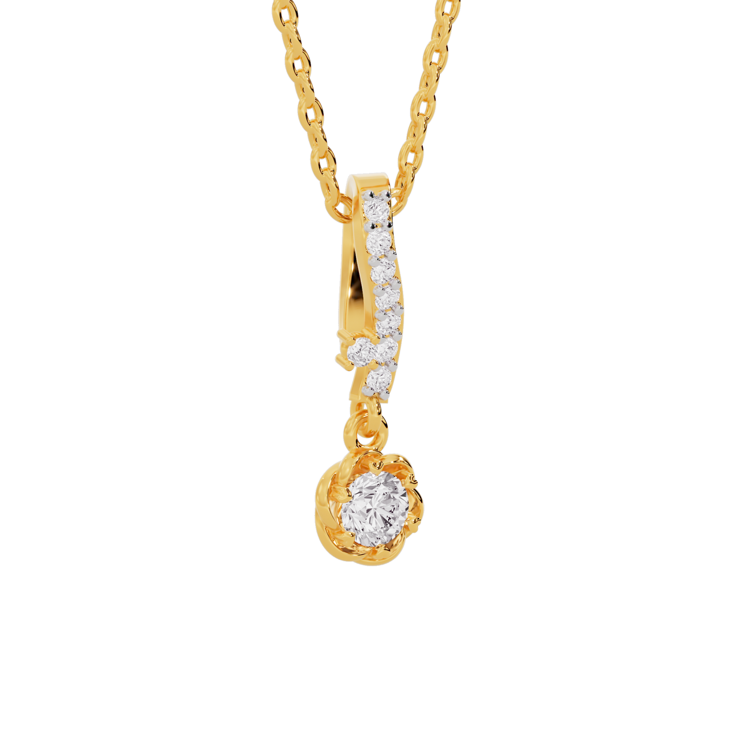 Celestial Grace Diamond Pendant